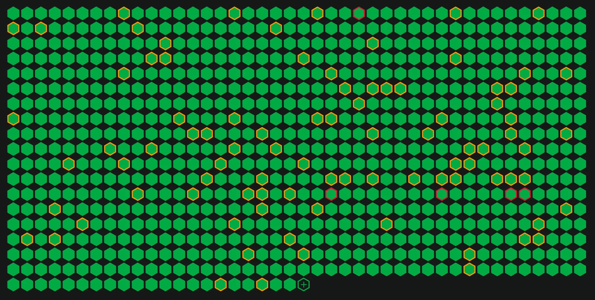 Ceph-Monitoring-Dashboard von rack::SPEED — Status-Waben pro OSD über mehrere Server-Knoten