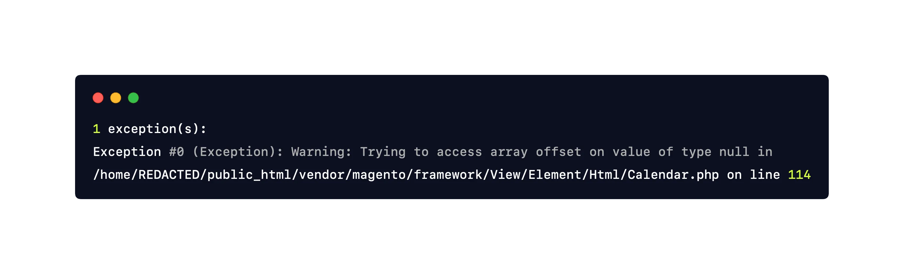 Magento ICU Fehler